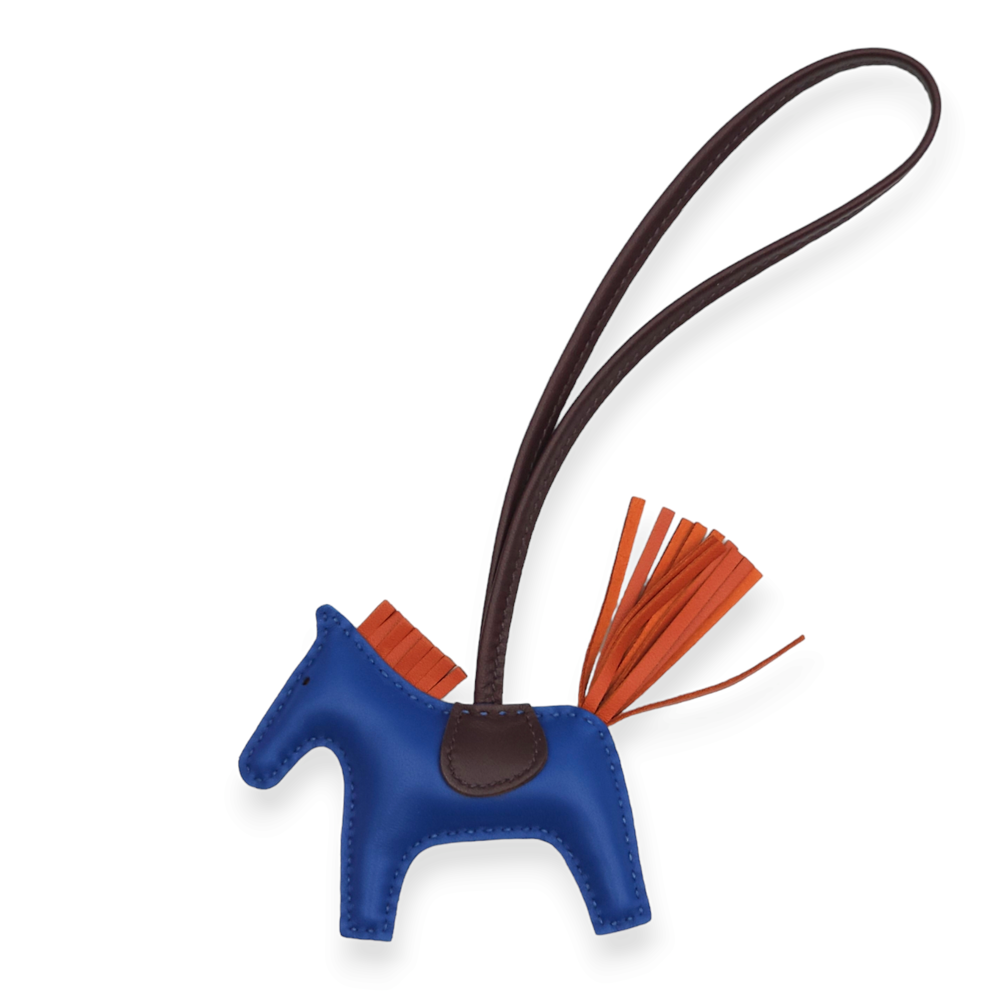 Hermès Rodeo PM Blue France Charm in Milo Singapore
