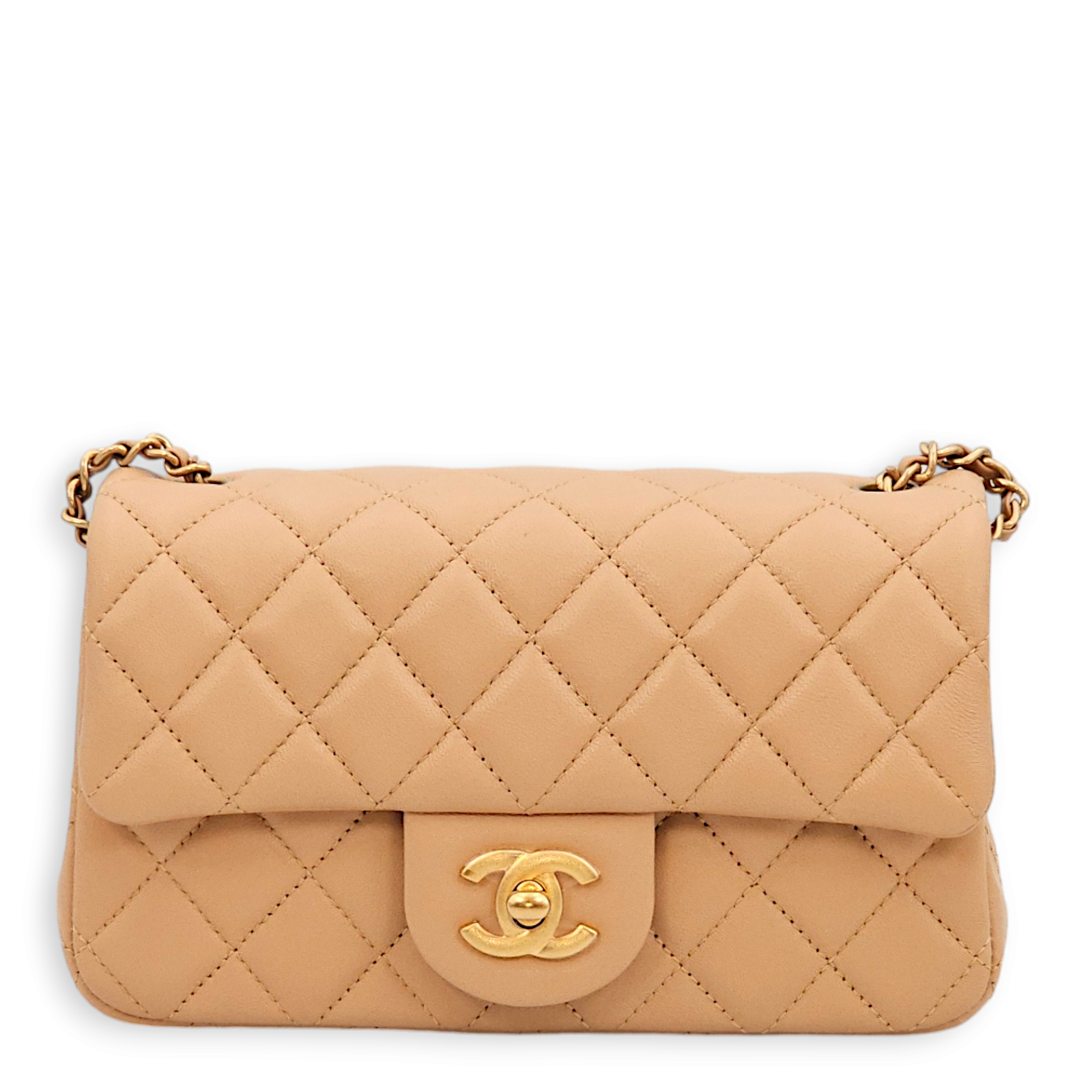 Chanel Mini Rectangular Caramel Chanel Pearl Crush Rectangle Mini - Main Image