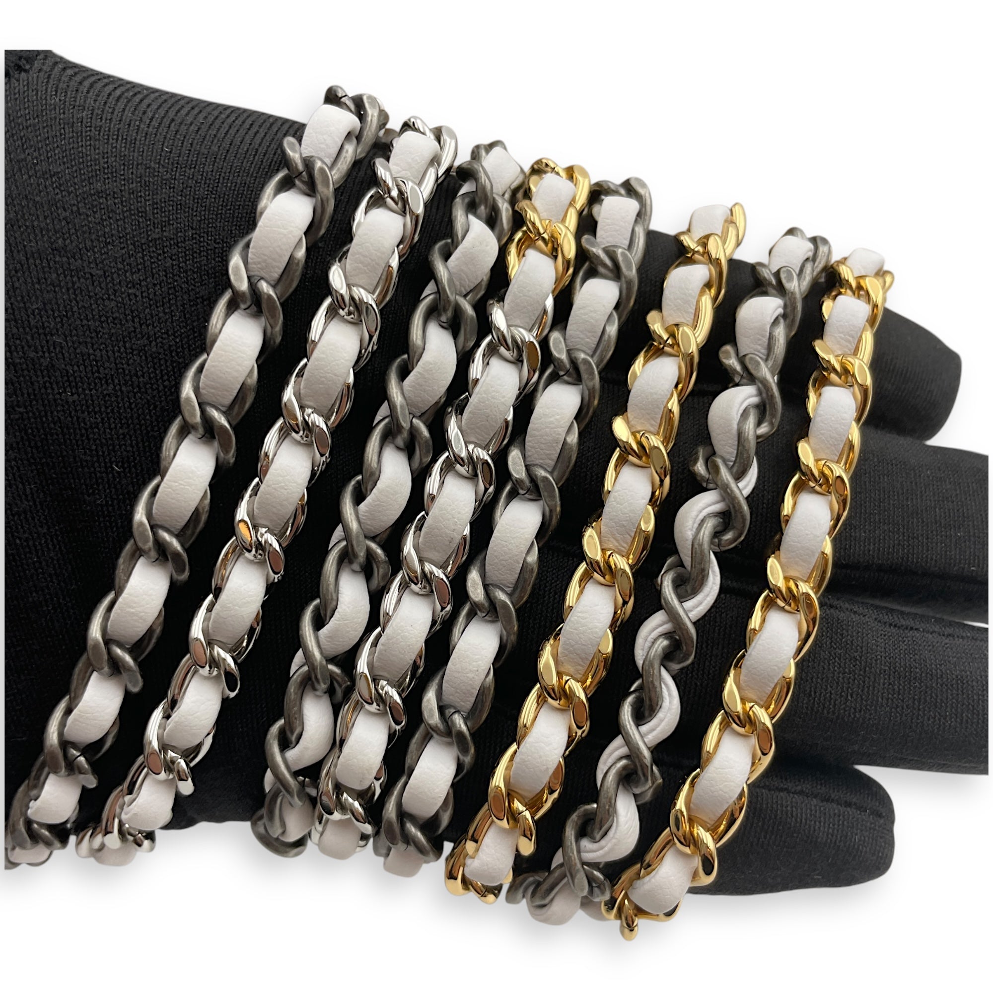 Gabrielle Wicker Small Multi-colour Shoulder Bag in Rattan, Calf, 3-Tone hardware