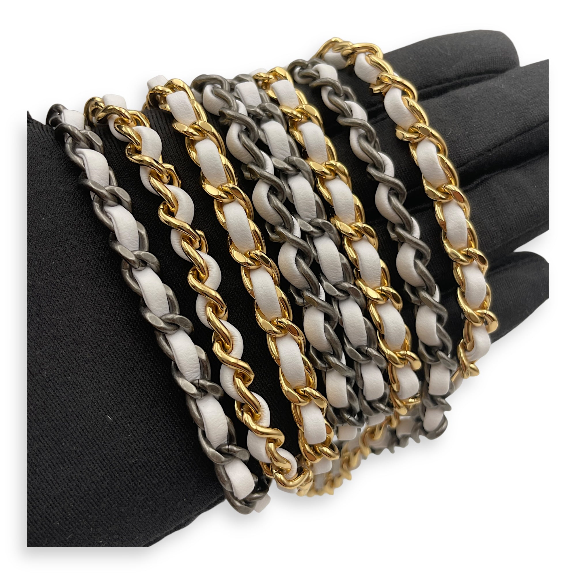 Gabrielle Wicker Small Multi-colour Shoulder Bag in Rattan, Calf, 3-Tone hardware