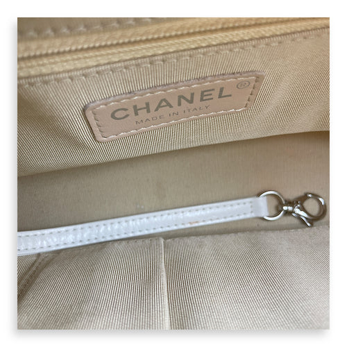 Gabrielle Wicker Small Multi-colour Shoulder Bag in Rattan, Calf, 3-Tone hardware