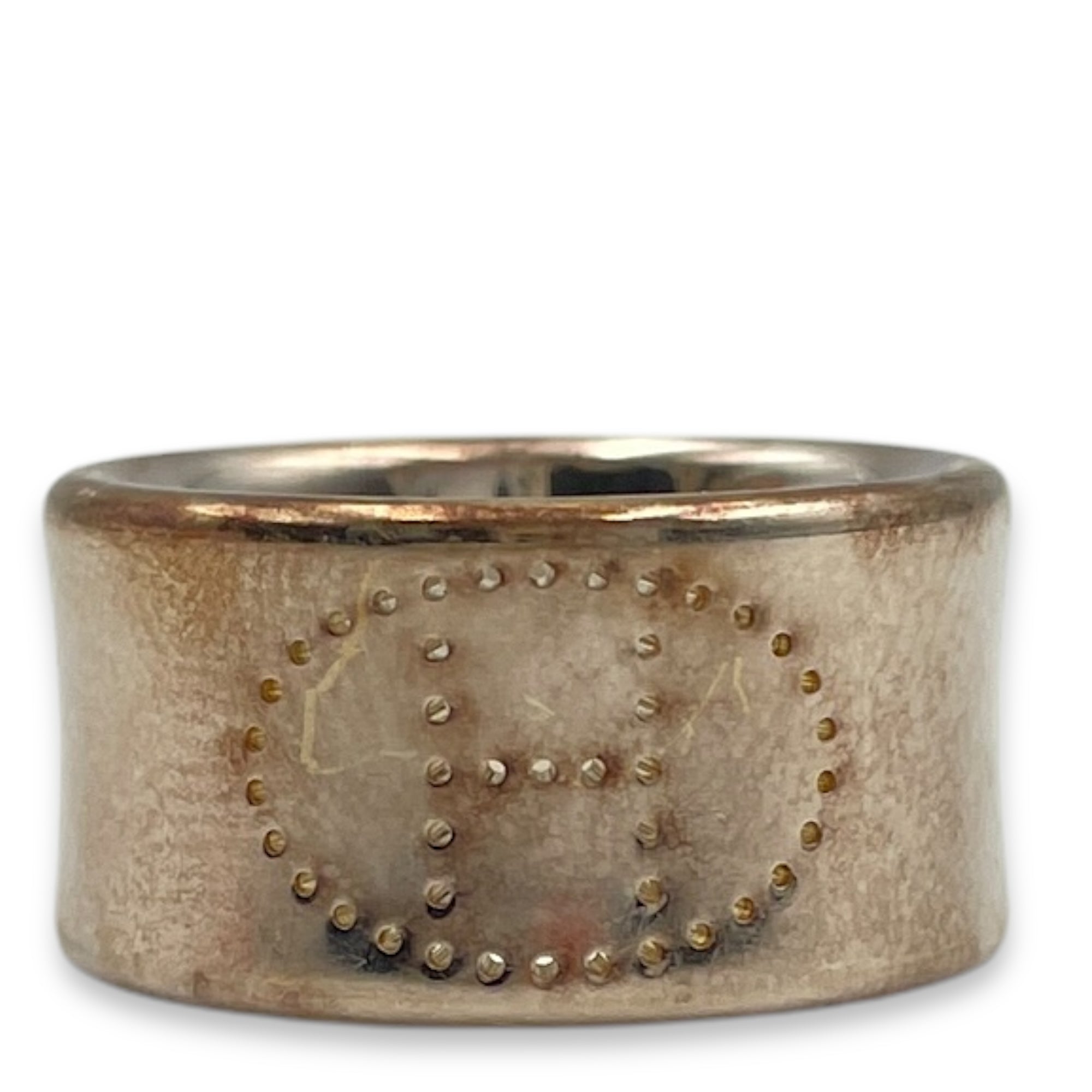 Hermès Eclipse Ruban 53 Ring in Silver Singapore