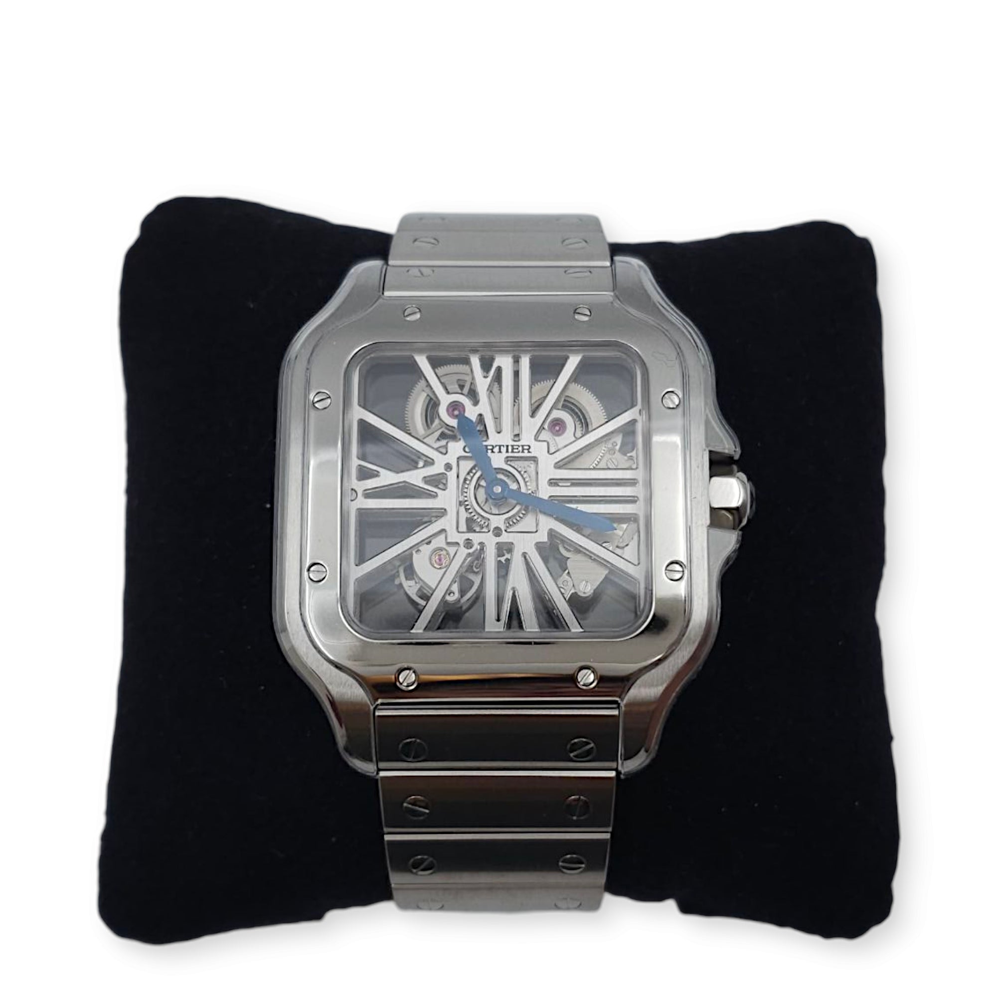 Santos de Cartier Large Skeleton 39.8 Ref WHSA0015