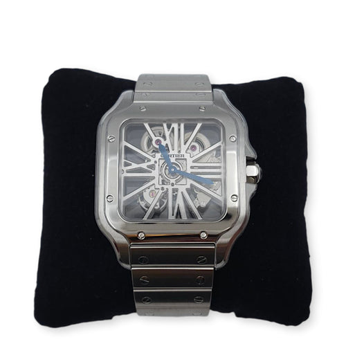 Santos de Cartier Large Skeleton 39.8 Ref WHSA0015