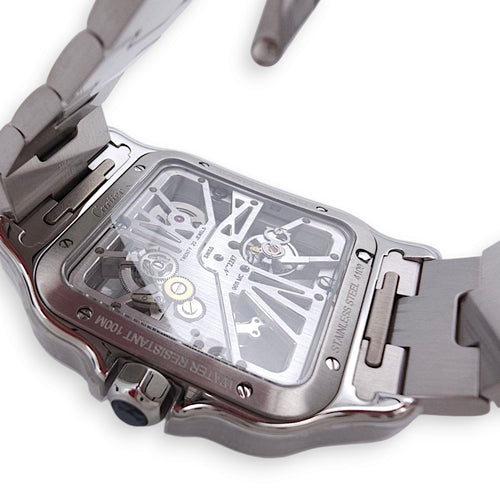 Santos de Cartier Large Skeleton 39.8 Ref WHSA0015