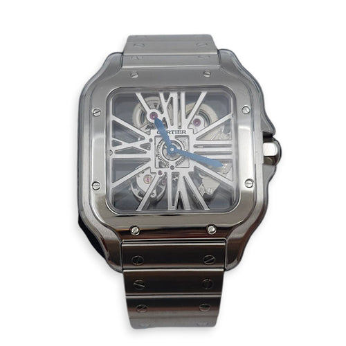 Santos de Cartier Large Skeleton 39.8 Ref WHSA0015
