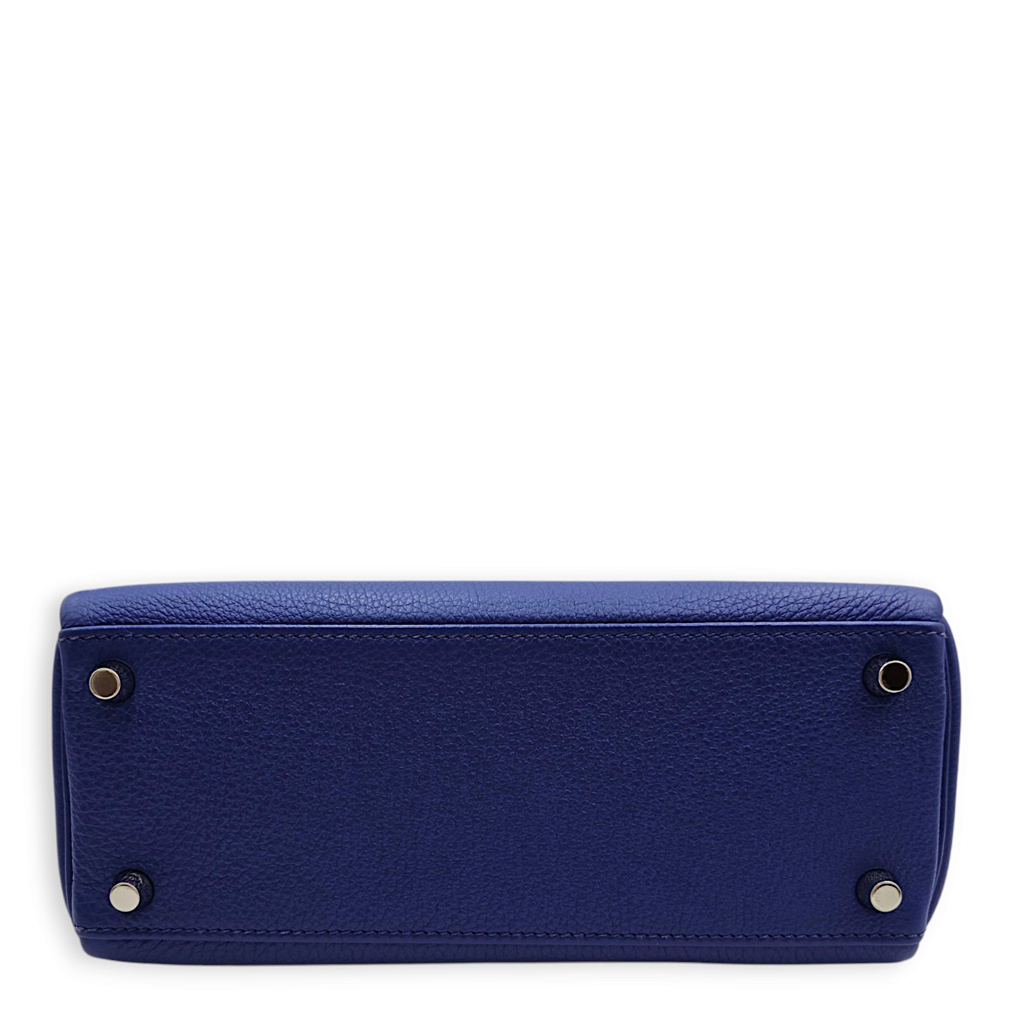 Kelly 25 Blue Electric in Togo, Palladium hardware