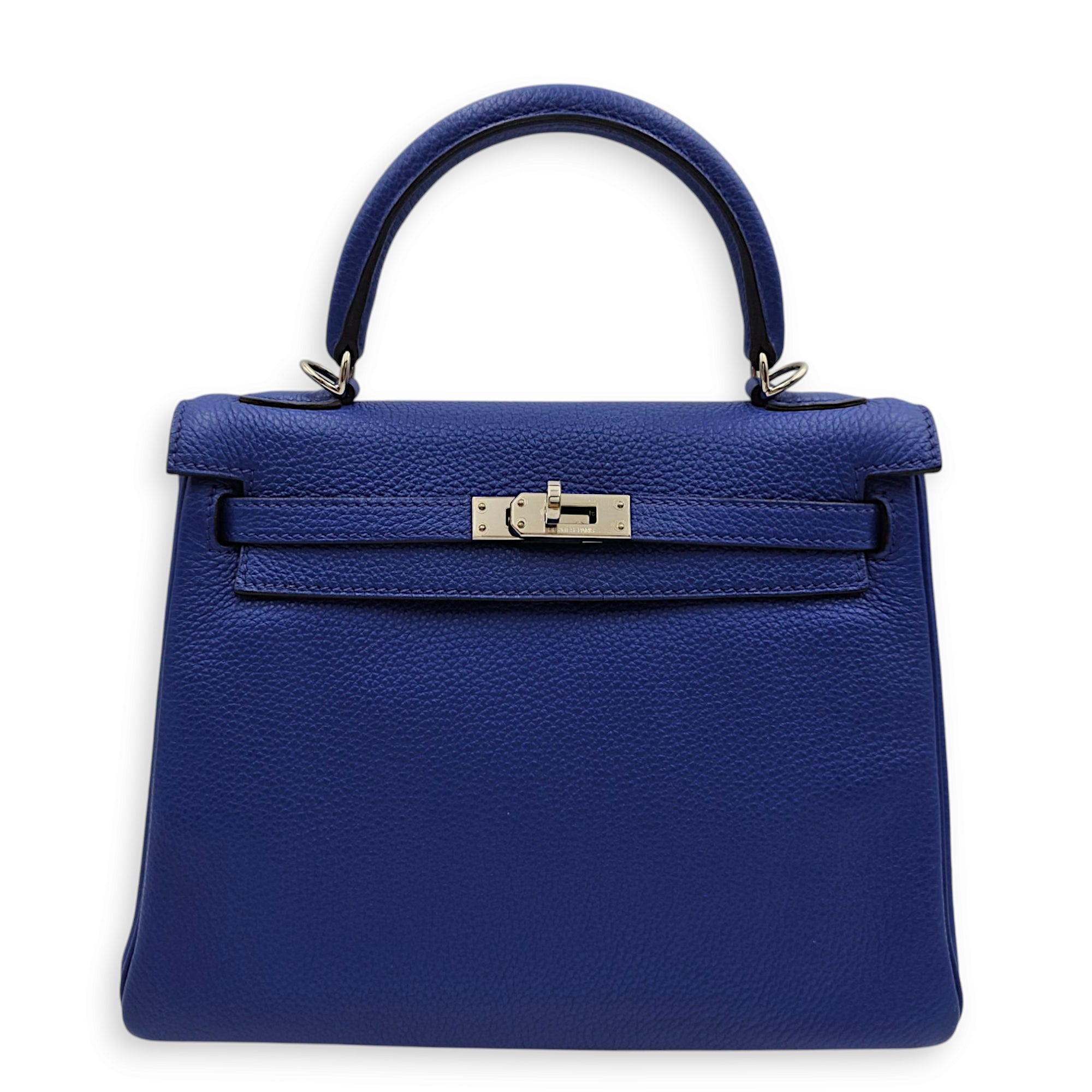 Kelly 25 Blue Electric in Togo, Palladium hardware