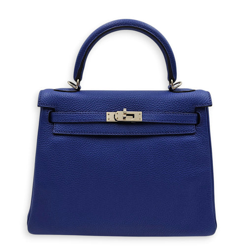 Kelly 25 Blue Electric in Togo, Palladium hardware