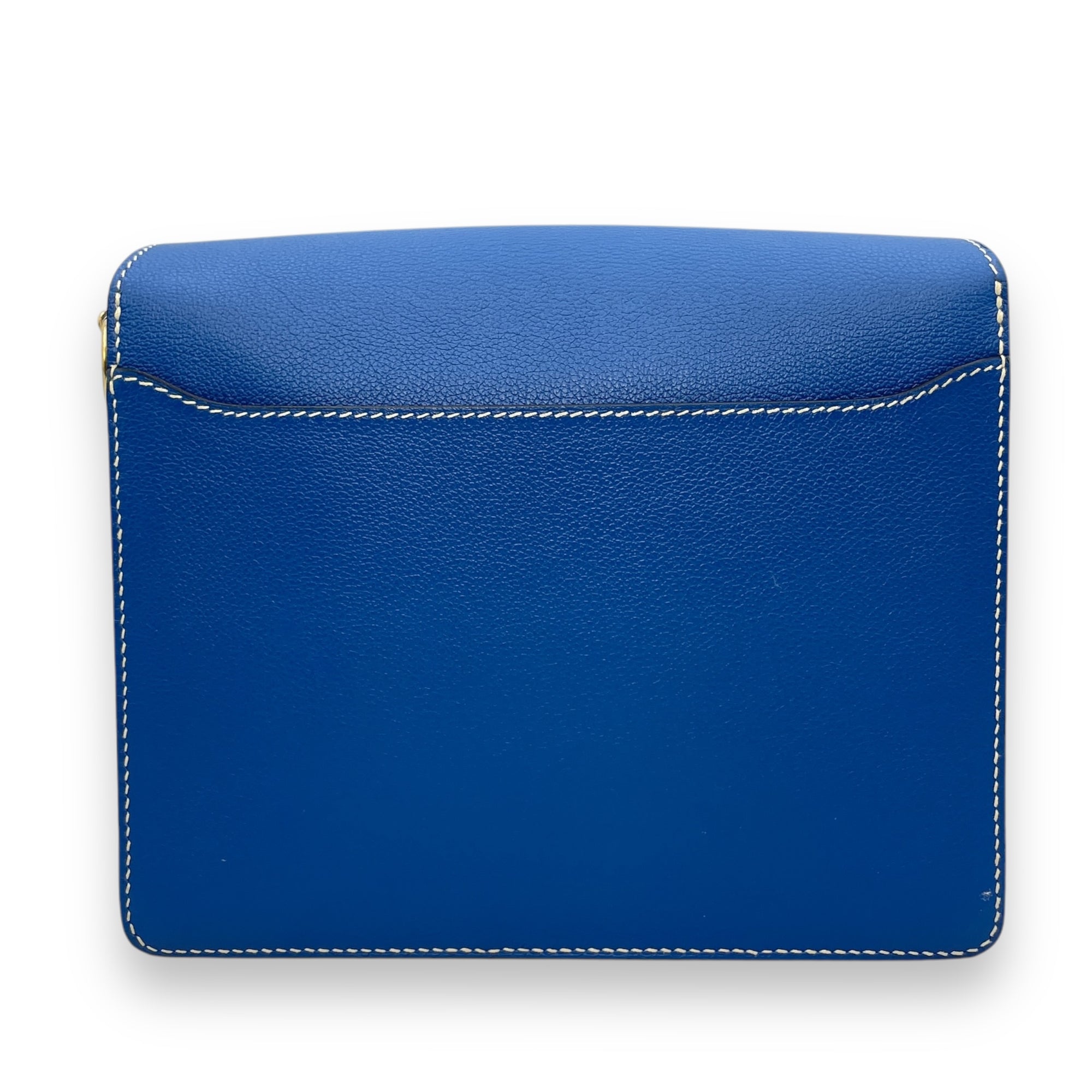 Roulis 23 Blue Zellige in Evercolor, Permabrass hardware