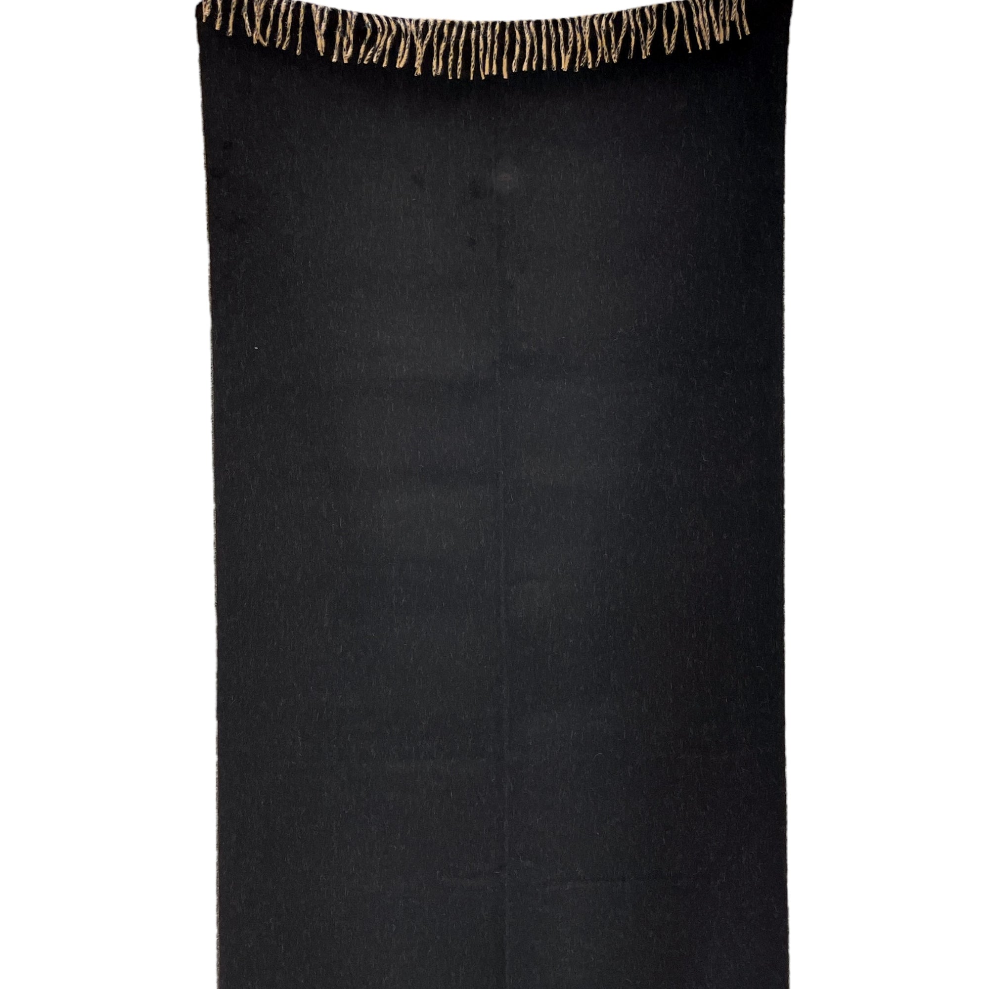 Double Face Marine/Bronze Stole in Cashmere