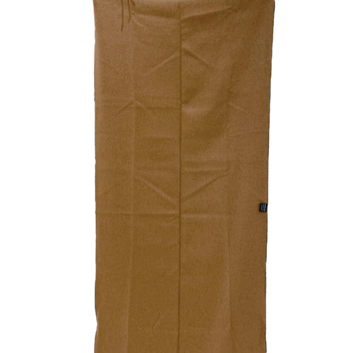 Double Face Marine/Bronze Stole in Cashmere