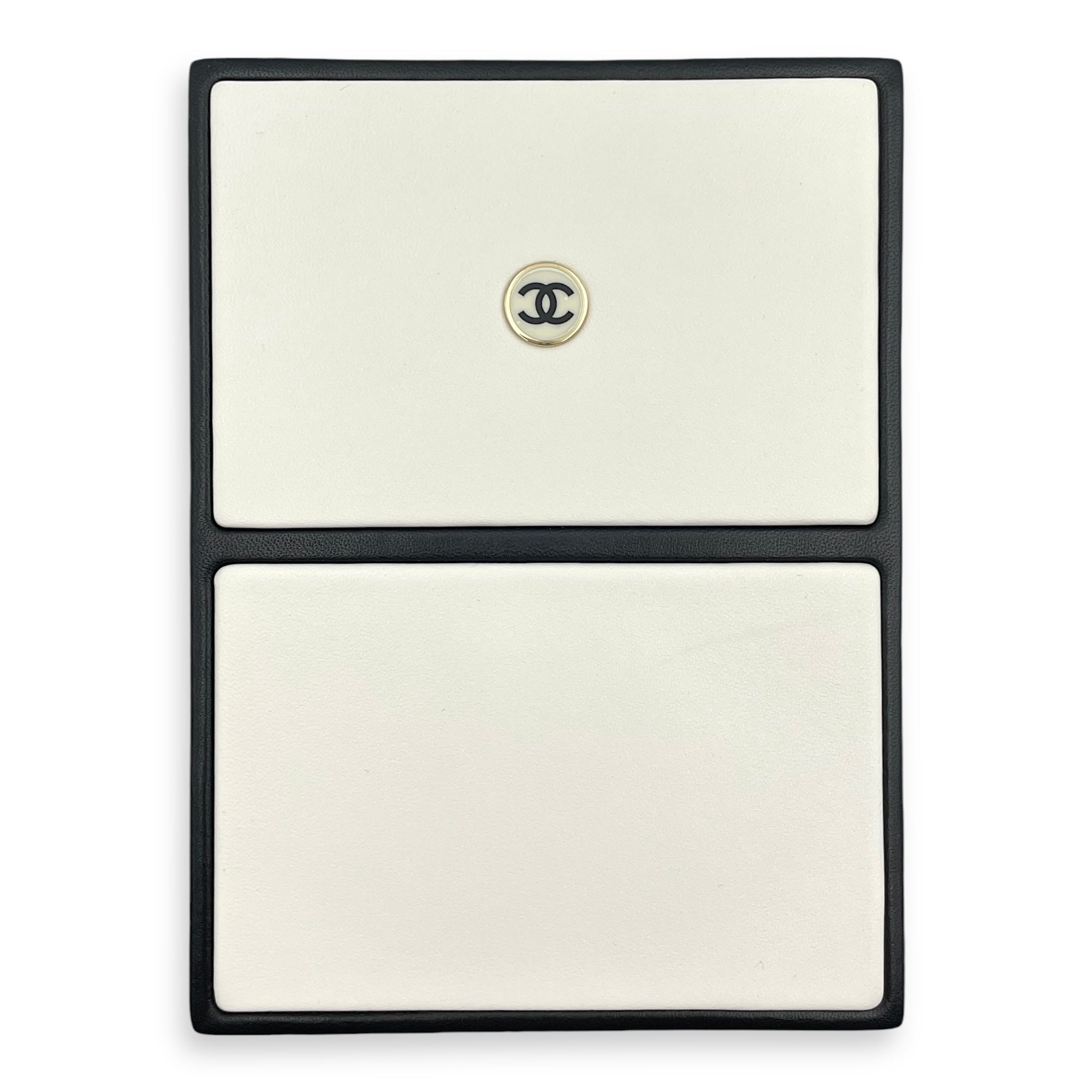 Chanel No.5 Parfum Box Black/White Evening Clutch, Gold hardware