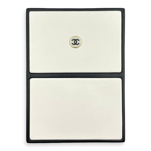 Chanel No.5 Parfum Box Black/White Evening Clutch, Gold hardware