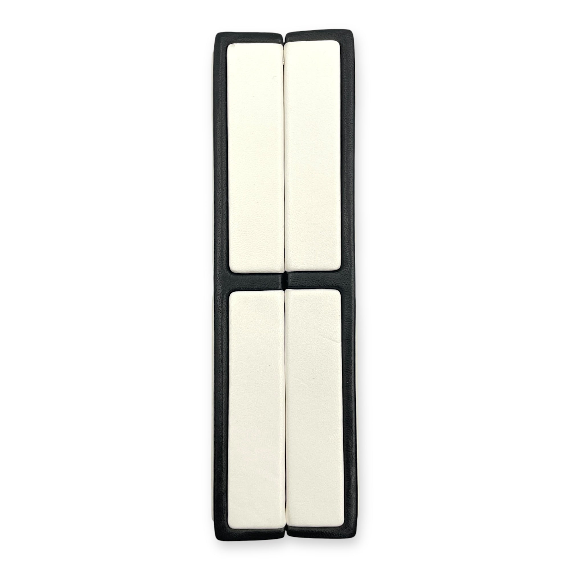 Chanel No.5 Parfum Box Black/White Evening Clutch, Gold hardware