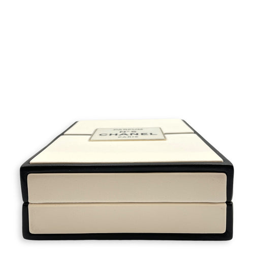 Chanel No.5 Parfum Box Black/White Evening Clutch, Gold hardware