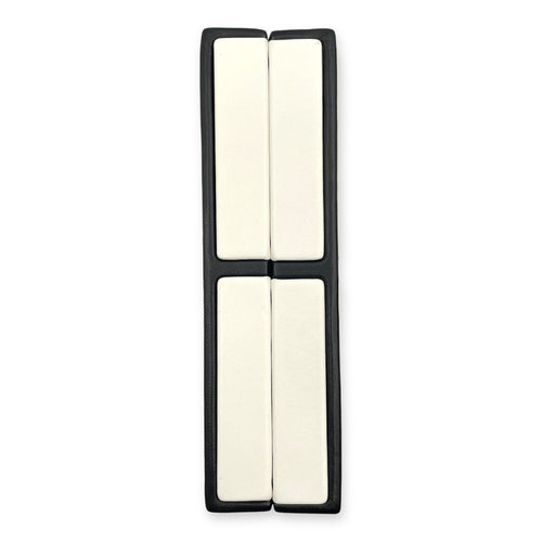 Chanel No.5 Parfum Box Black/White Evening Clutch, Gold hardware