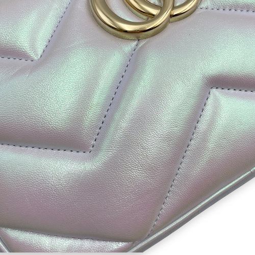 Marmont 24x14x7cm Blue Camera Bag in Calfskin, Gold hardware