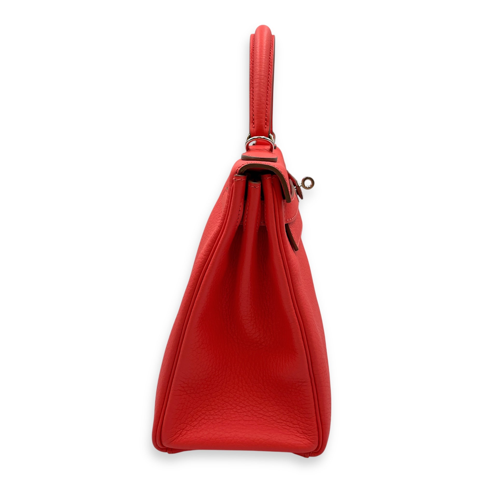 Kelly 28 Rose Jaipur in Clemence, Palladium hardware