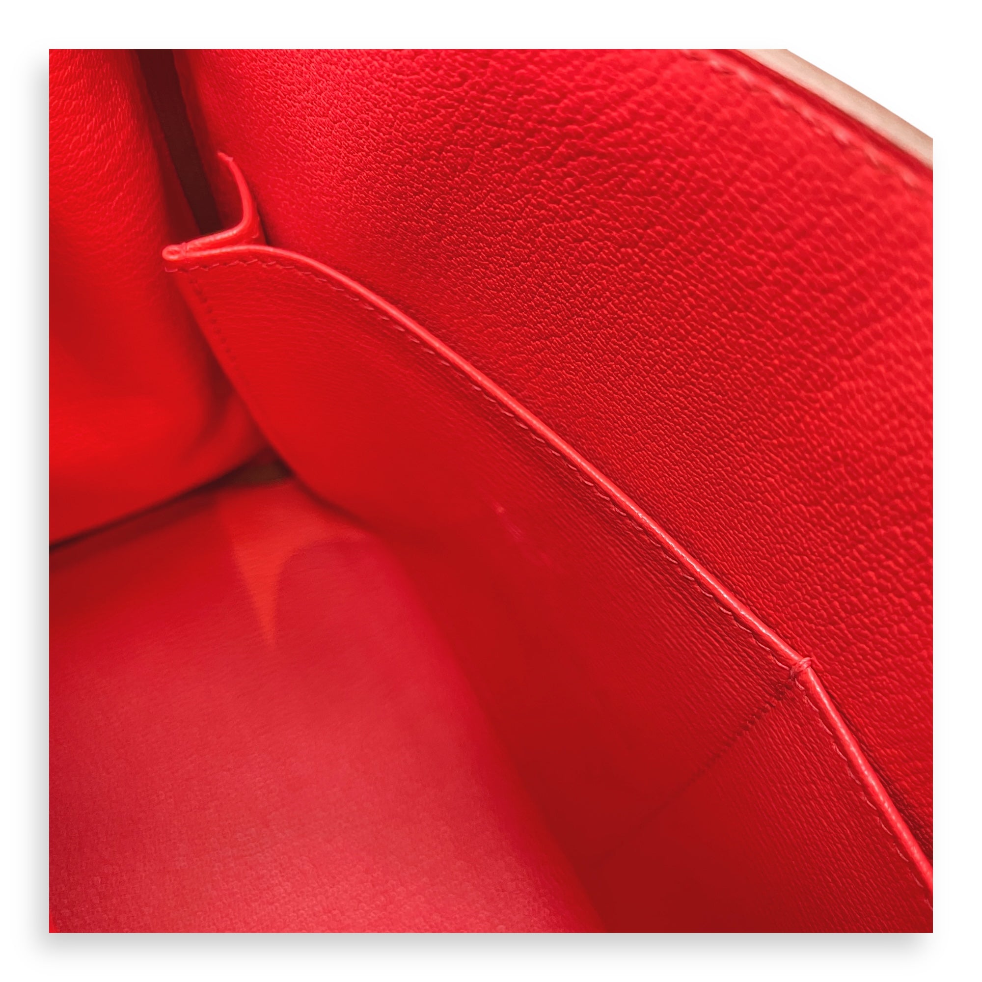 Kelly 28 Rose Jaipur in Clemence, Palladium hardware