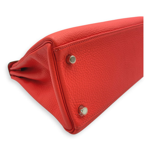Kelly 28 Rose Jaipur in Clemence, Palladium hardware