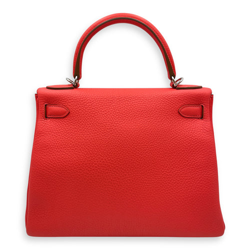 Kelly 28 Rose Jaipur in Clemence, Palladium hardware