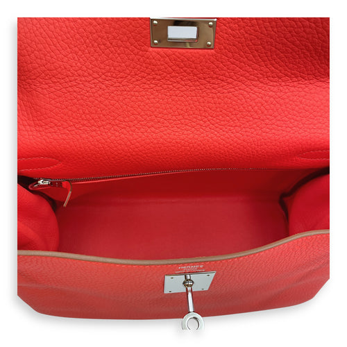Kelly 28 Rose Jaipur in Clemence, Palladium hardware
