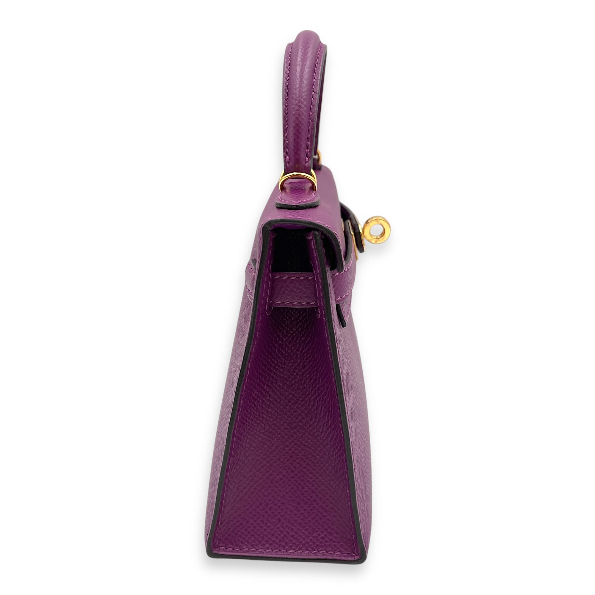 Sellier Kelly 20 Anemone in Epsom, Gold hardware