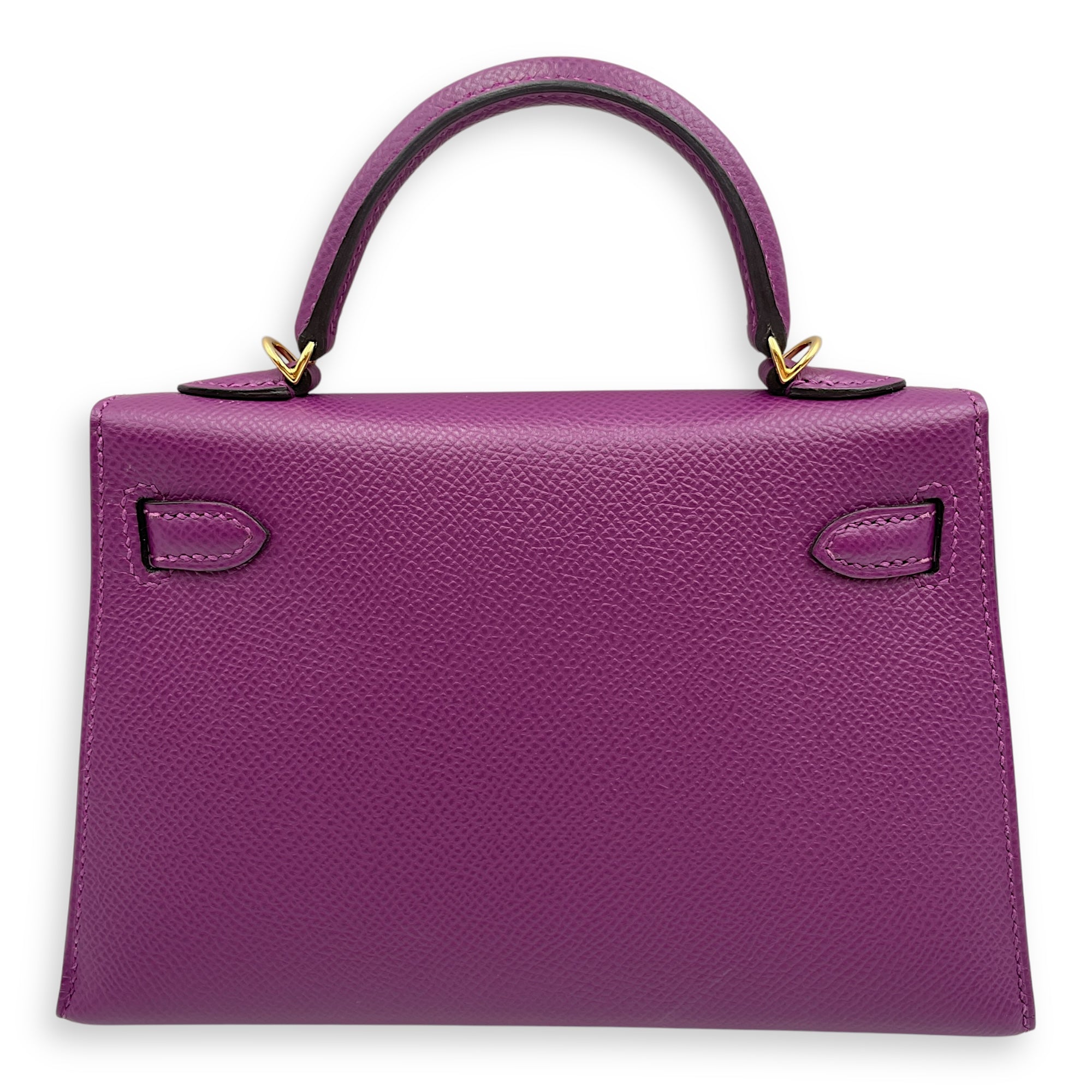 Sellier Kelly 20 Anemone in Epsom, Gold hardware