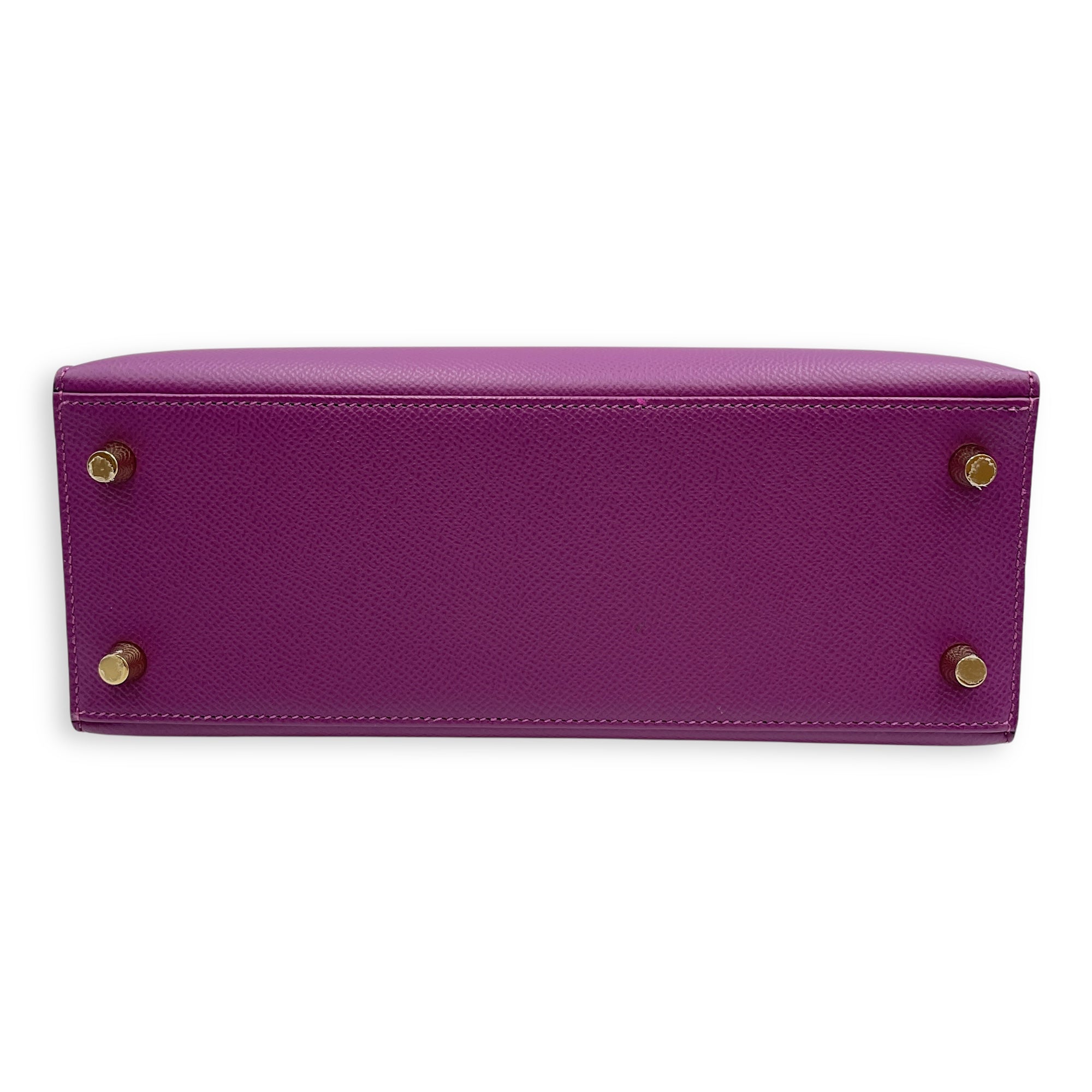 Sellier Kelly 25 Anemone in Epsom, Gold hardware