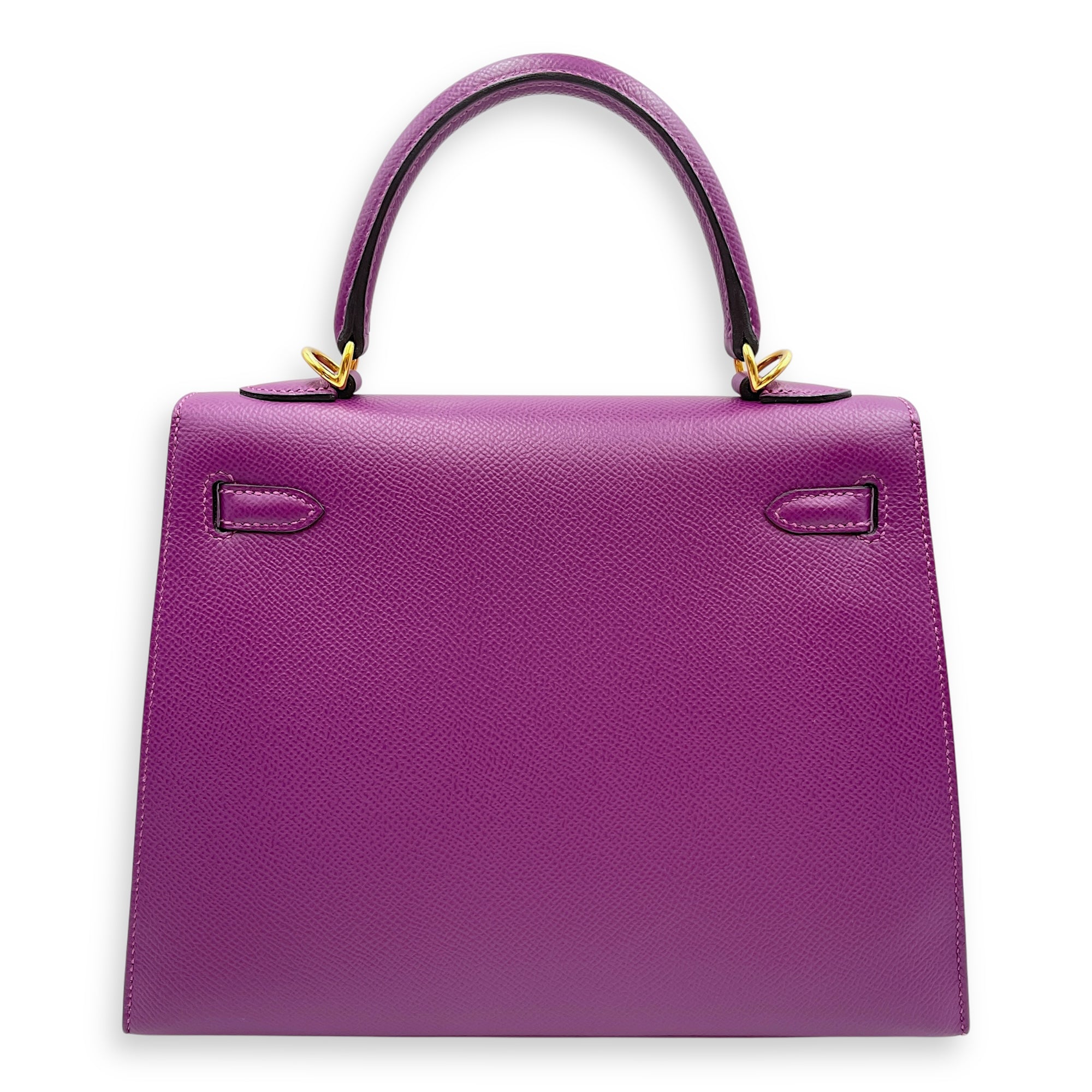 Sellier Kelly 25 Anemone in Epsom, Gold hardware