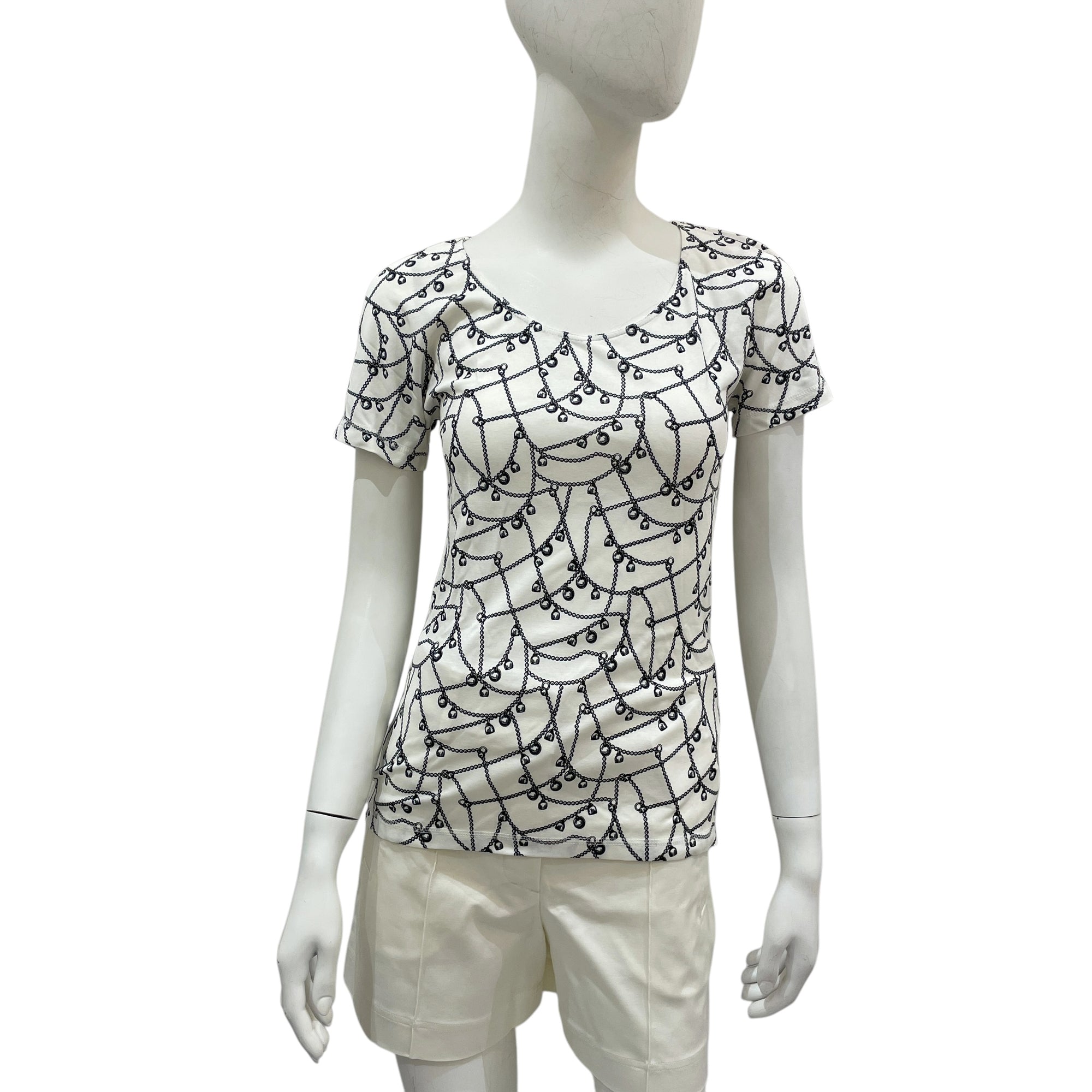 "Tresor De Medor" 38 Blanc Micro T-Shirt