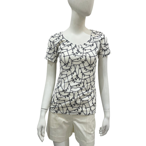 "Tresor De Medor" 38 Blanc Micro T-Shirt