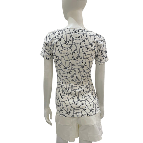 "Tresor De Medor" 38 Blanc Micro T-Shirt