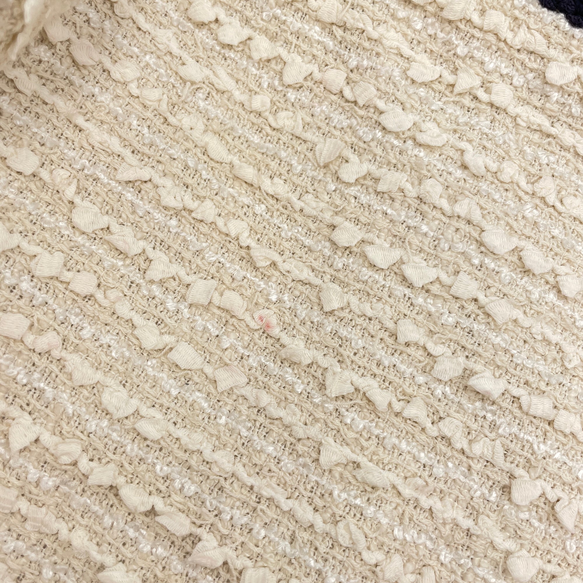 Tweed 46 White Dress in Cotton/Polyamide