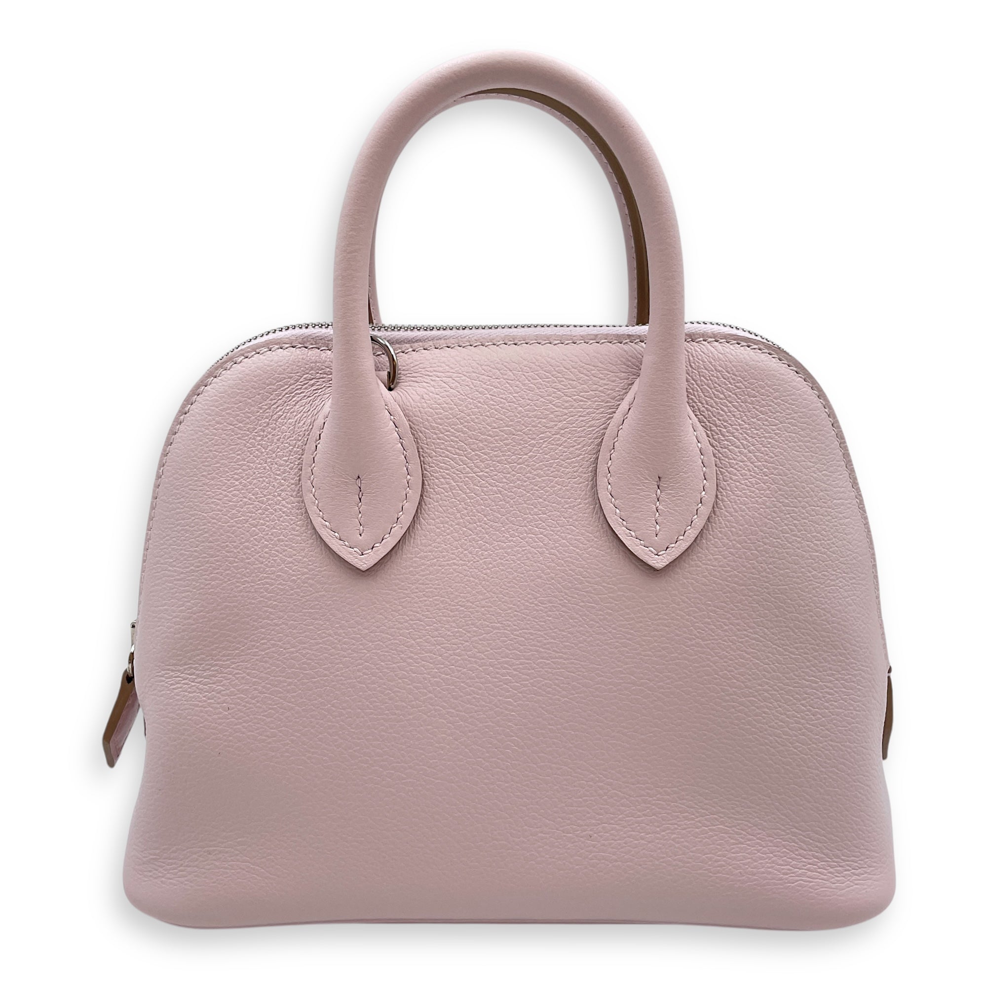 Bolide 1923 Mini Mauve Pale/Vert Vertigo in Evercolor, Palladium hardw