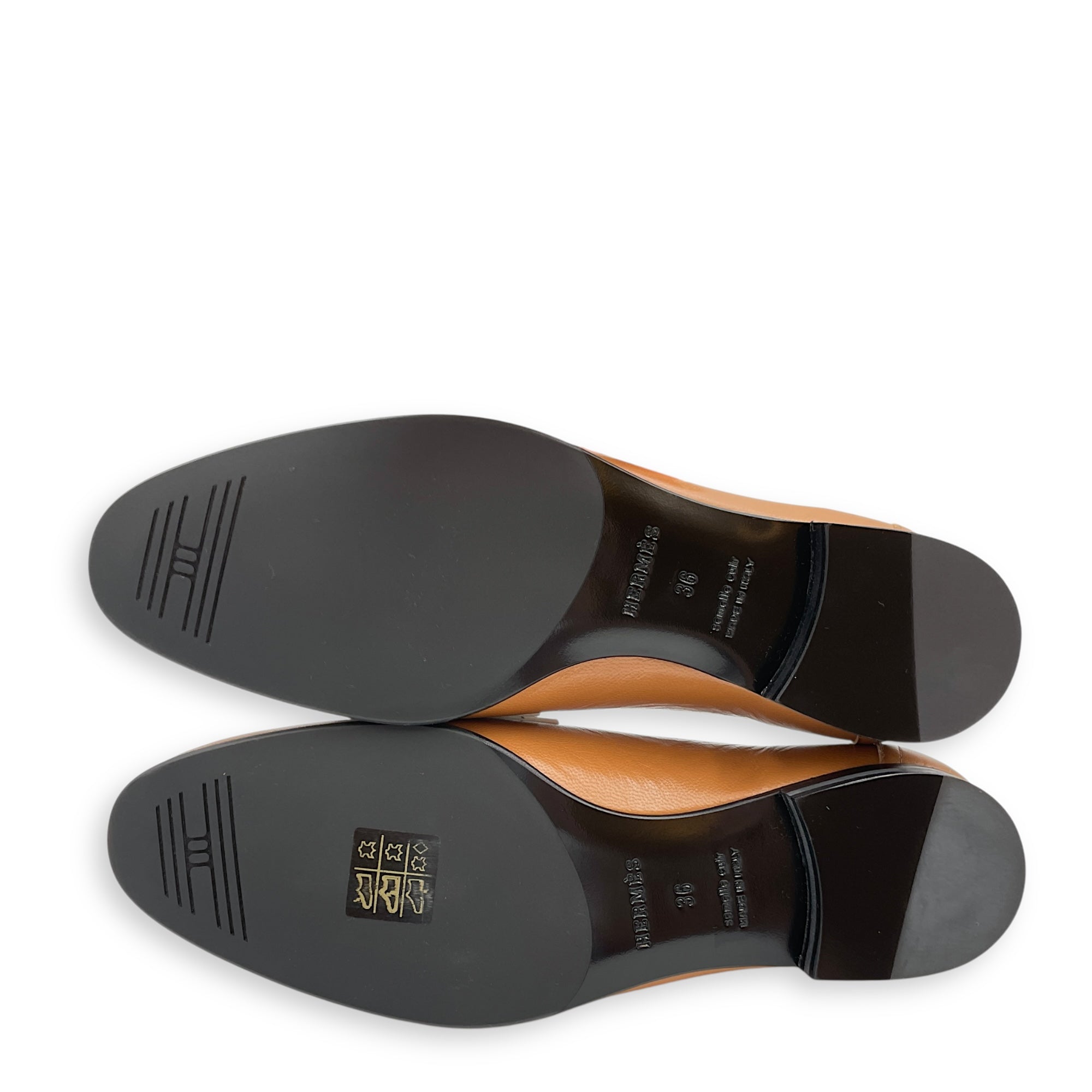 Royal Loafer 36 Beige Argile/Blanc Loafers in Nappa Leather, Palladium hardware