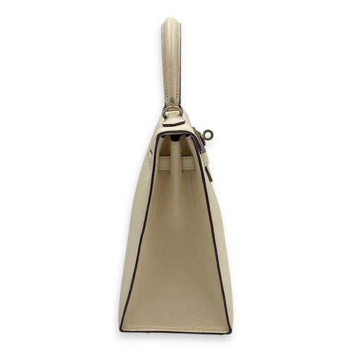 Sellier Kelly 25 Nata/Ocre in Epsom, Palladium hardware