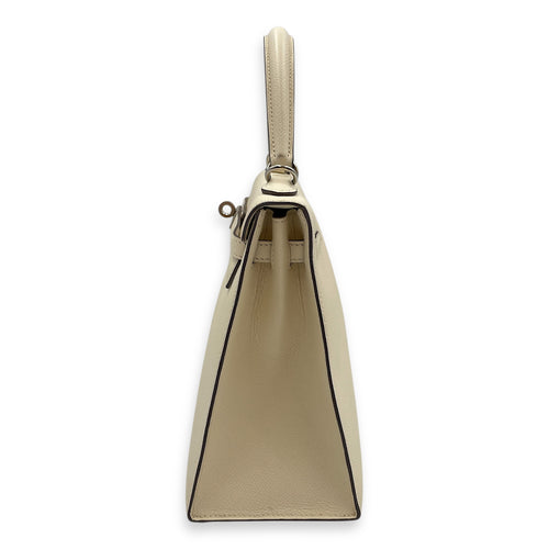 Sellier Kelly 25 Nata/Ocre in Epsom, Palladium hardware