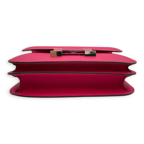 Constance 18 Rose Mexico in Epsom/Shiny Alligator, Palladium hardware