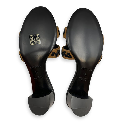 Oasis 38 Brun Fume/Noir Sandals