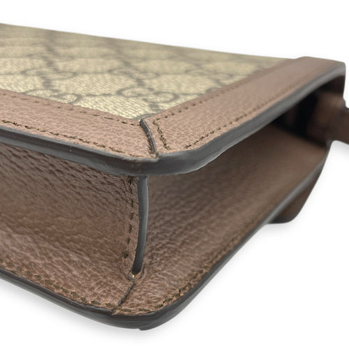 Dionysus GG Cannage Wristlet Clutch in Coated Canvas, Palladium hardware