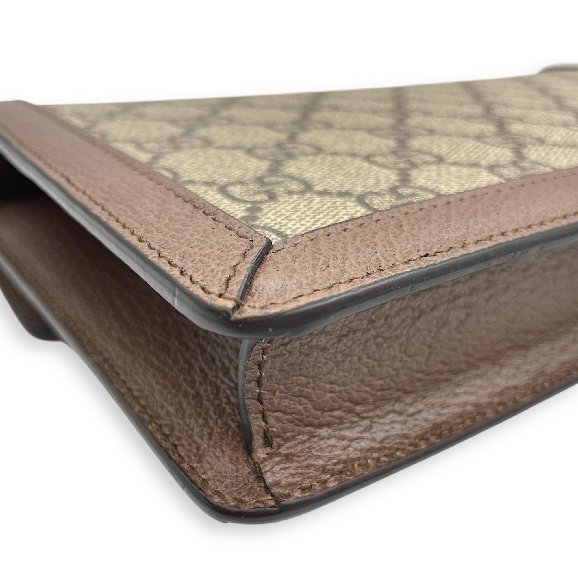 Dionysus GG Cannage Wristlet Clutch in Coated Canvas, Palladium hardware