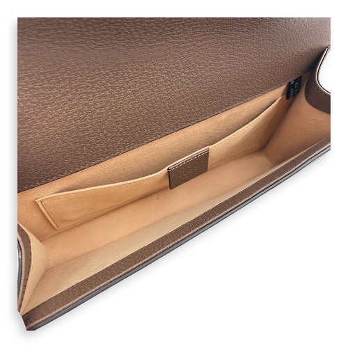 Dionysus GG Cannage Wristlet Clutch in Coated Canvas, Palladium hardware