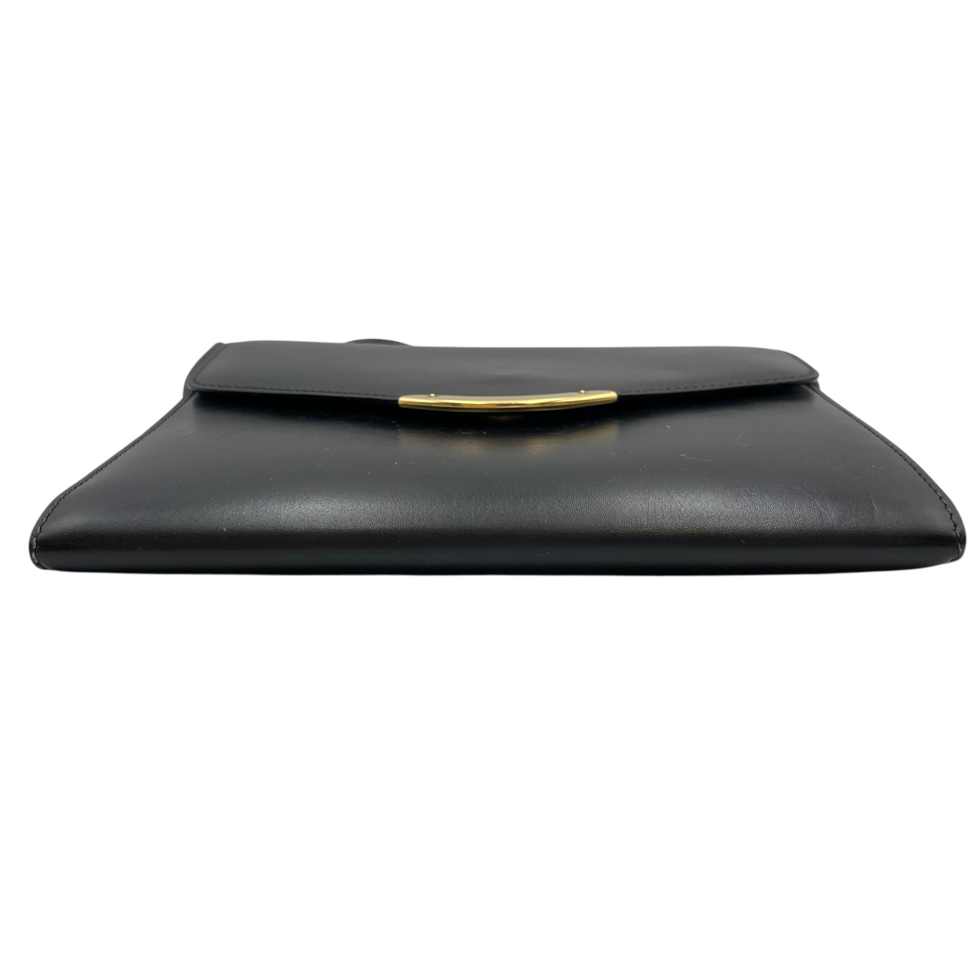 Vintage Shoulder Bag Black in Box, Gold hardware