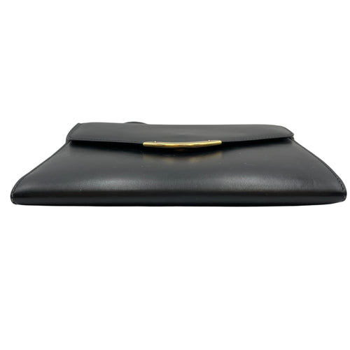 Vintage Shoulder Bag Black in Box, Gold hardware