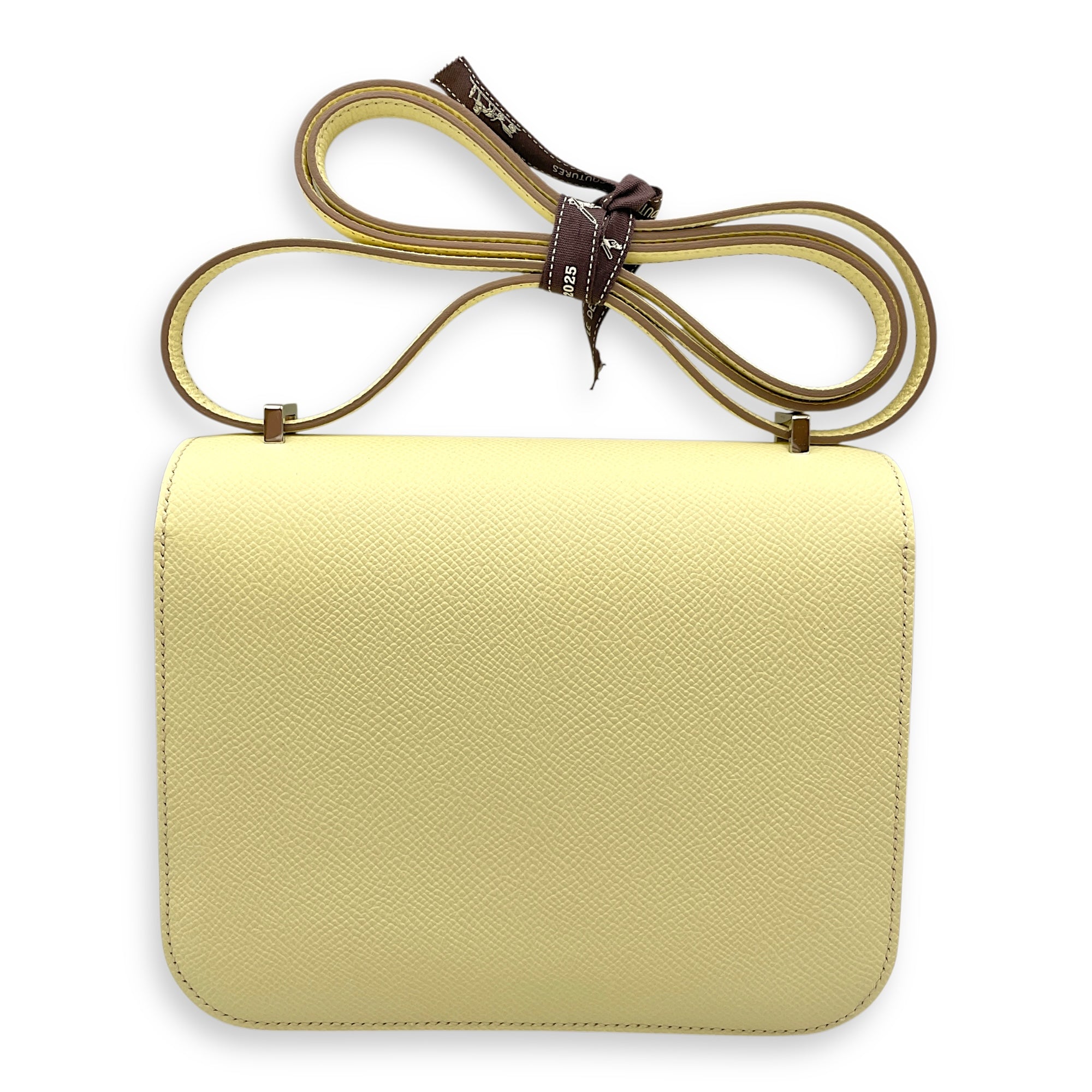 Constance Mirror 18 Jaune Milton in Epsom, Palladium hardware