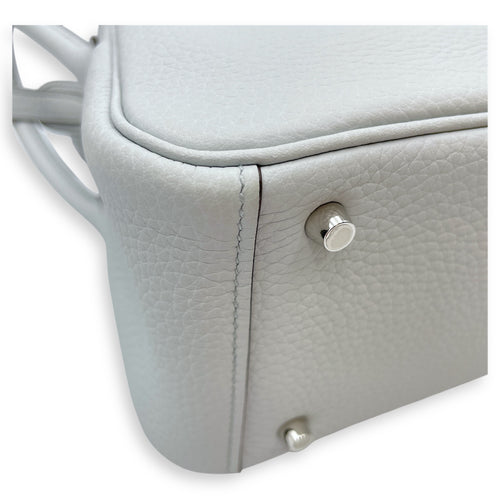 Lindy II Mini Blue Pale in Clemence, Palladium hardware