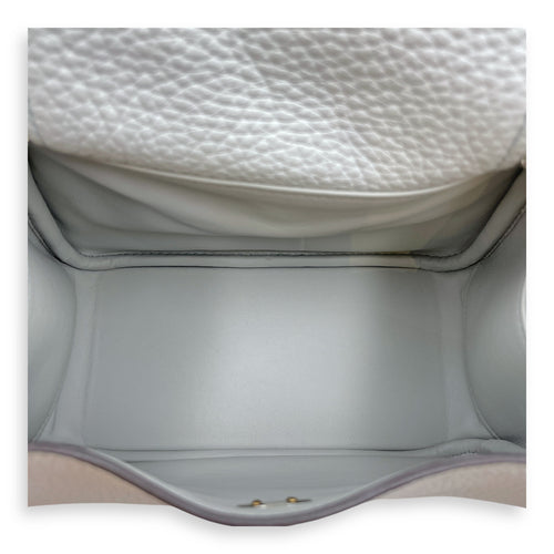 Lindy II Mini Blue Pale in Clemence, Palladium hardware