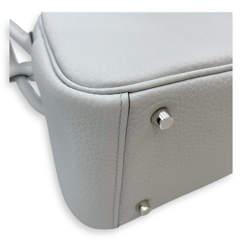 Lindy II Mini Blue Pale in Clemence, Palladium hardware